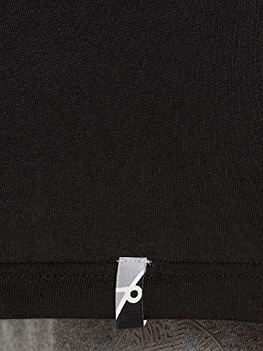 Image of Jockey V-Neck Regular Fit 2726 Black Men Half Sleeve T-Shirt (Medium)