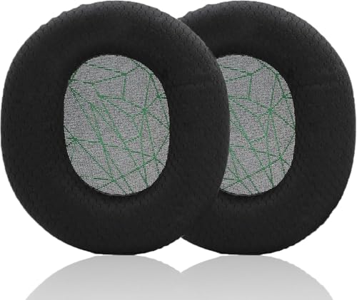 Akkiv �����p�C���[�p�b�h�J�o�[ SteelSeries Arctis 3 Arctis 5 Arctis 7 Arctis 9 �w�b�h�t�H���ɑΉ��A�C���[�p�b�h�̓\�t�g�E�[�u�����b�V���ƃ������[�t�H�[���� - �}�b�g�O���[���O���t�B�b�N/�u���b�N�E�[