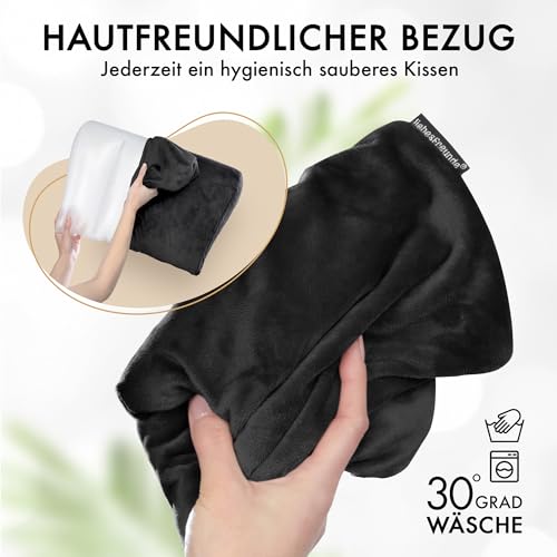 liebesfreunde® Sex Lendenkissen für mehr Spaß - mit Bezug - Kissen aufblasbar für Sexstellungen - Sexspielzeug für Paare, schwarz