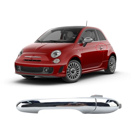 Left N/S Passenger Side Chrome Outer Door Handle for Fiat 500 & 500 C 2007-2018 RHD 735592026 UK
