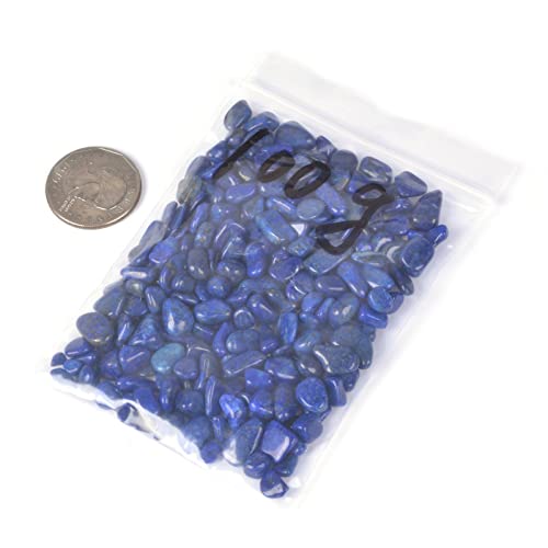 Image of 100 grams Small Tumbled Chips Polished Crushed Stone Crystal Healing Embellishments