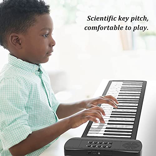 FZYE Roll Up Piano, Conception Pliable Instrument de Musique électronique Main Roll Piano Mode d’enseignement Fonction d’enregistrement pour la Classe d’enseignement pour la fête pour l - Les Beatles, Paul McCartney, John Lennon, RIngo Starr, George Harrison FZYE Roll Up Piano, Conception Pliable Instrument de Musique électronique Main Roll Piano Mode d'enseignement Fonction d'enregistrement pour la Classe d'enseignement pour la fête pour l – Image 4