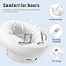 BERIBES Bluetooth Headphones Over Ear, 65H Playtime and 6 EQ Music Modes Wireless Headphones with Microphone, HiFi Stereo Foldable Lightweight Headsets, Deep Bass for Home Office Cellphone PC Ect.
