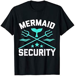 Mermaid Security Merman Birthday Gift Swimmer Shirt