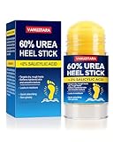 Urea Cream 60% with 2% Salicylic Acid, Foot Cream 60 Percent for Feet & Hands, Maximum Strength Urea Stick for Rough, Dry Cracked Feet Hands Elbows, Callus Remover, Skin Softener Balm 1.41oz
