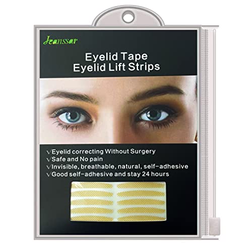 240PCS Eyelid Tapes Stickers Invisible Eyelid lift Stripes (Sticky on one side), Medical Fiber Eyelid Stickers, Instant Eye lid Lift Without Surgery, for Hooded,Uneven, Droopy eyelids