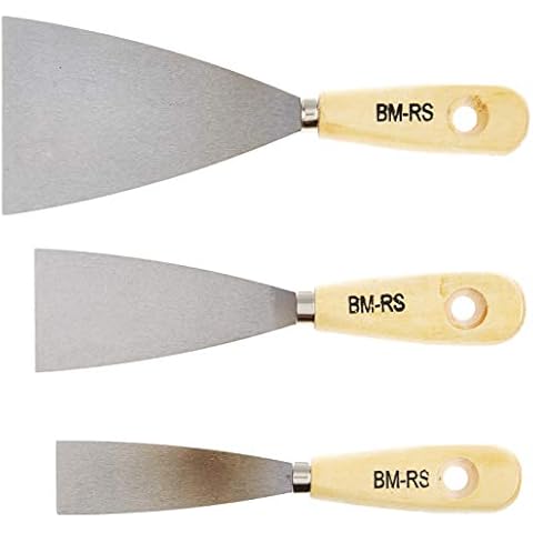 Brüder Mannesmann Werkzeuge M 611-03 Malerspachtelsatz 3-teilig, 3 Stück Cover
