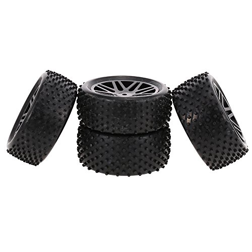 KKmoon 4 PCS 1/10 RC Off-road pneu ponto do prego padrão do passo V Hole Rim para 1/10 HPI Redcat RC
