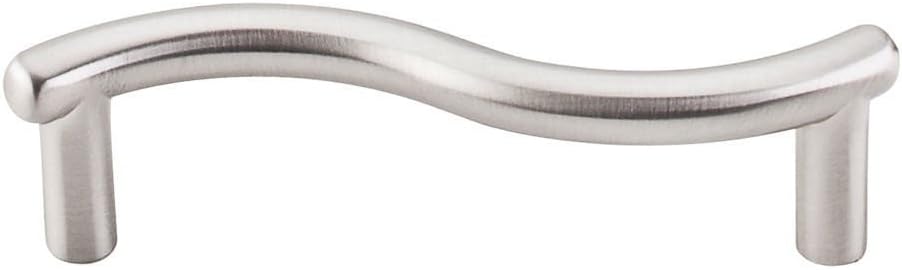 Top Knobs M508 Nouveau Collection 5-1/16" Spiral Pull, Flat Black
