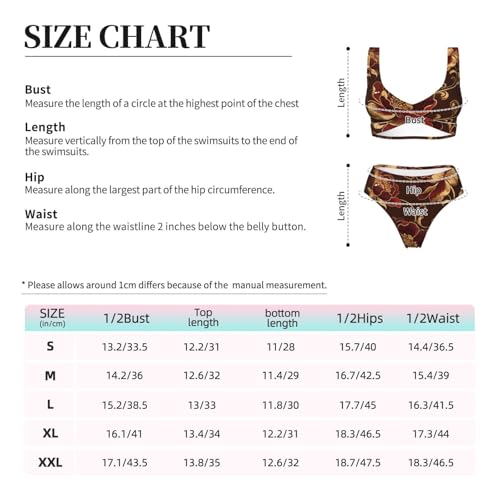 Bikini taille haute ensemble 2 pièces au design rétro confortable - 6