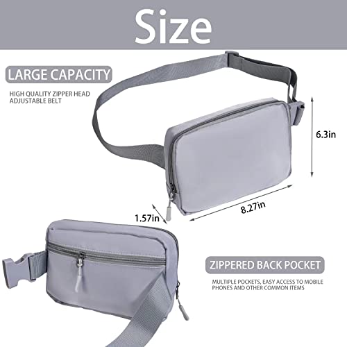 Image of Belt bag Fanny pack crossbody bags for women Everywhere belt bag (Grey)