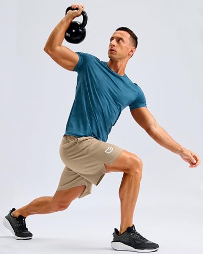 Image of G Gradual Men's Athletic Workout Shorts with Pockets 5 inch /7 inch /9 inch Lightweight Quick Dry Gym Basketball Running Shorts for Men