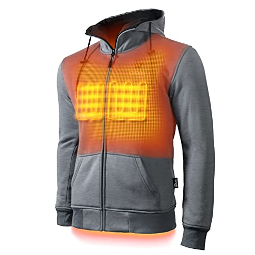 Ridge Men’s Heated Hoodie - 10 hrs of Heat | With Battery & Charger | Machine Washable