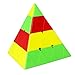 CuberSpeed Qiyi 4x4 Pyramid stickerless Magic Cube Qiyi Master Pyraminx Speed Cube