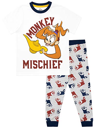 Disney Pijamas de Manga Corta para niños Aladdin Multicolor 5-6 Años