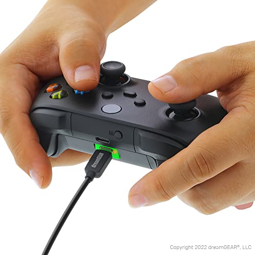 Charge Kit for Xbox XS: 1100mAh Rechargeable Batteries, 10ft Cable, 40 Hours of Play/Xbox One