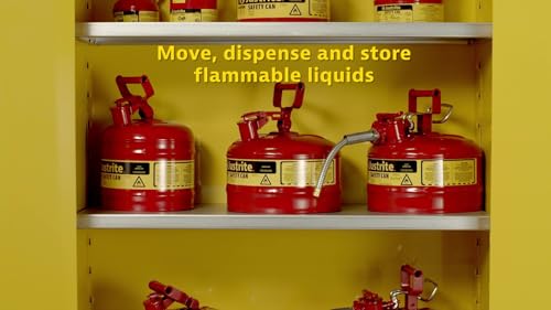 Justrite 7250130 5 Gallon Type Ii Red Safety Gas Can thumb #12