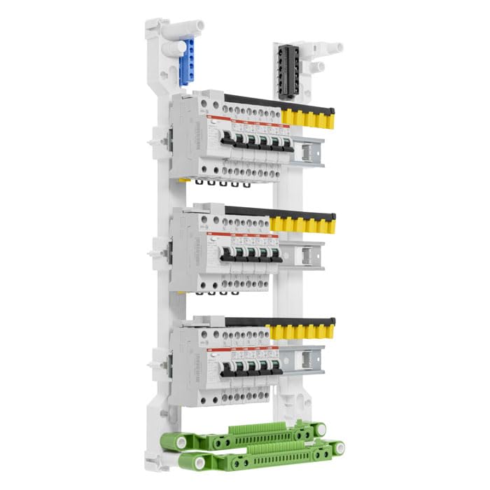 ABB Tableau 3 rangées pré-équipé 2 ID 63A + 1 ID 40A + 13 disjoncteurs