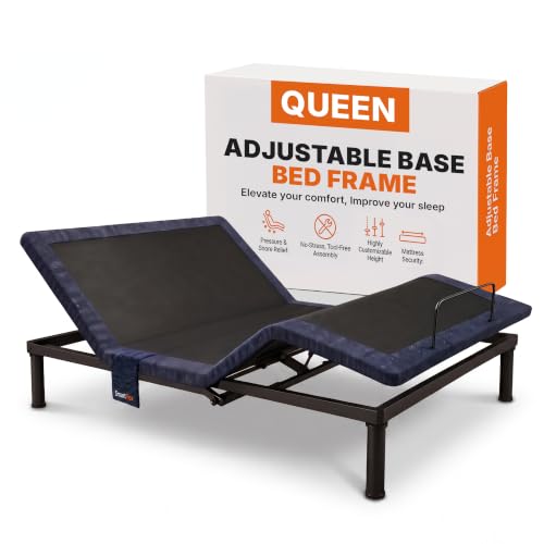 Smart Flex F450 Adjustable Bed Base, Queen Metal Frame, 1000 lb Capacity