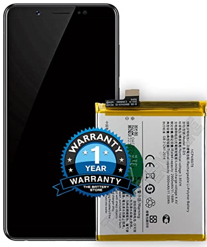 Image of THE BATTERY STORE Orignal B-D5 Battery for Vivo V7 Battery with 1 Year warrenty and high capcity Battery Backup Carefully Check Your Phone Model and Purchase(for VIVO B-D5)