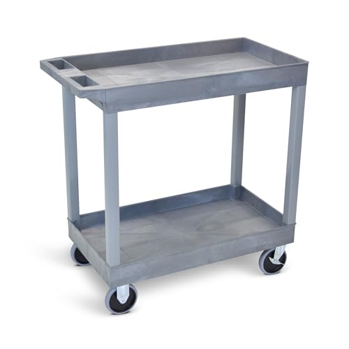Image of FSE 373-EC11HD-G 32 inch x 18 inch Tub Cart - Two Shelves