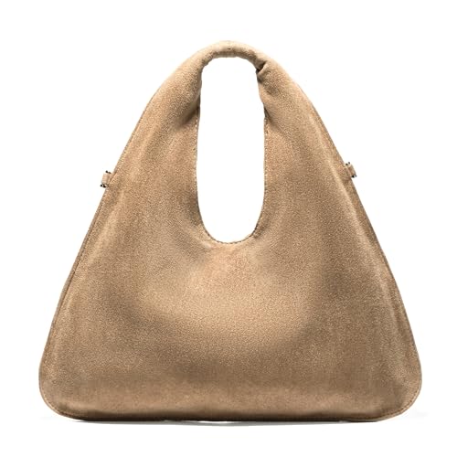 Bolso tote de gamuza pequeño para mujer miniatura 3
