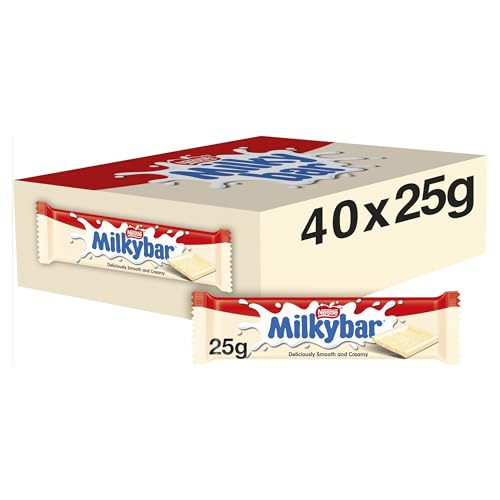 Milkybar White Chocolate Bars 40 x 25 g