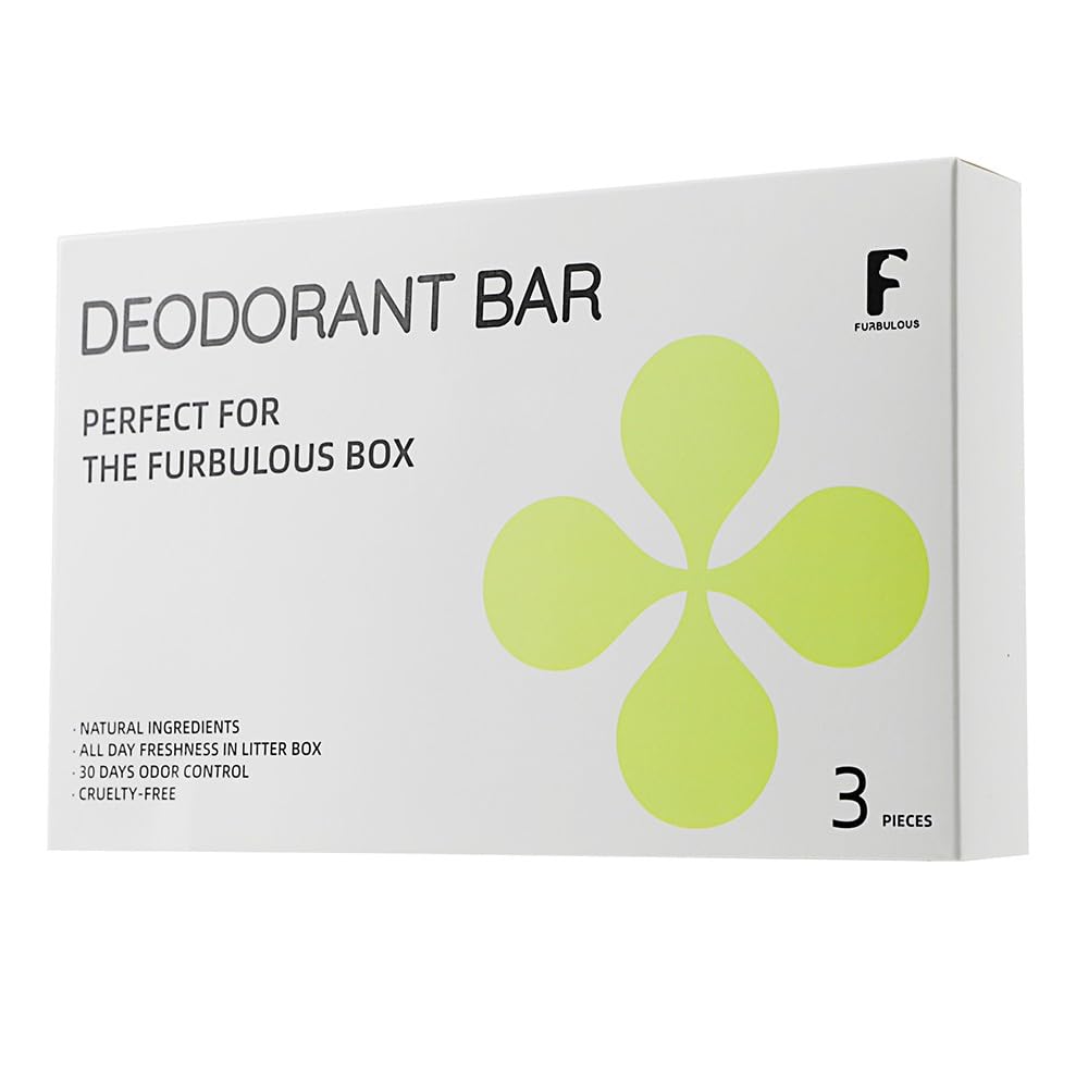 FURBULOUS Pet Deodorant Balm Natural Ingredients, Pet Freshener für Hunde und Katzen, Pet Perfume Express, 3er-Pack, der Perfekte Begleiter für das Katzenklo