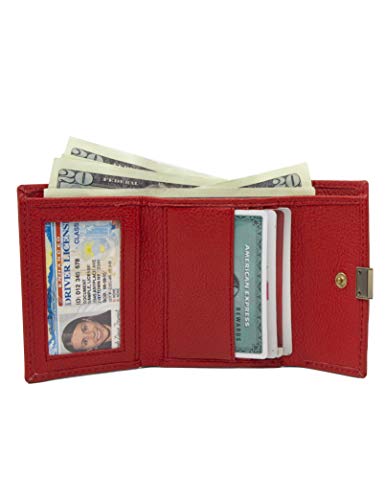 Timberland Women's Leather RFID Small Indexer Snap Wallet Billfold2