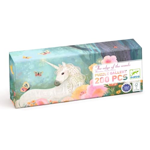 Djeco DJ07684 Puzzle Galerie Der Rand des Waldes - 200 Teile
