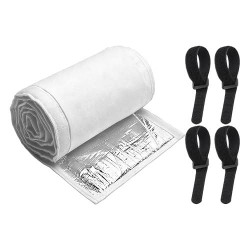 Aislamiento para tubo de aire acondicionado portátil y split central de 25x183 cm 2