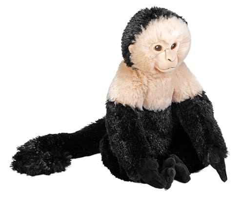 Wild Republic Cuddlekins Eco Mono Capuchino Cara Blanca, Peluche, 30 cm, Juguete de Felpa, Eco-Friendly