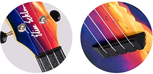 Elise Ecklund Signature Sunset Travel Ukelele – Soprano - Les Beatles, Paul McCartney, John Lennon, RIngo Starr, George Harrison Elise Ecklund Signature Sunset Travel Ukelele - Soprano – Image 7