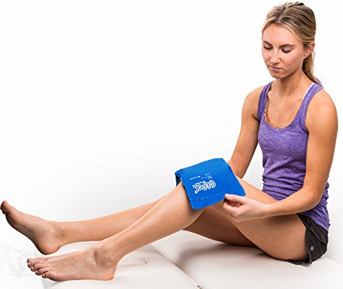 Image of Chattanooga ColPac - Reusable Gel Ice Pack - Half Size - 7.5 in x 11 in (19 cm x 28 cm) - Cold Therapy - Knee, Arm, Elbow, Shoulder, Back - Aches, Swelling, Bruises, Sprains, Inflammation