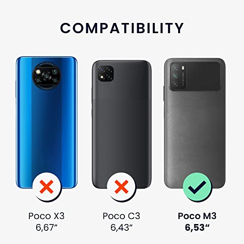 Kwmobile Back Cover compatibile con Xiaomi Poco M3...