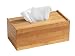 Produktbild WENKO Bambus Kosmetiktuch-Box Terra, Papiertücher-Box für handelsübliche, rechteckige Kosmetiktuchboxen, leichte Entnahme der Tücher aus der dekorativen Spender-Box, 25 x 13 x 10 cm, Natur