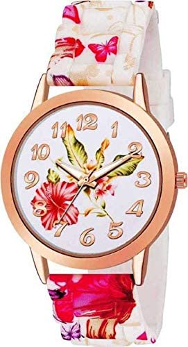 crispy Kids Flower Design Analog Round Dial Watch White Color (B084G4LY4Y) Amazon Price History, Amazon Price Tracker