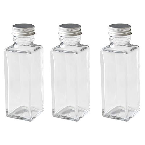 ハーバリウム用 ガラス瓶 3本セット (Cセット-S角3本) ガラスボトル ガラス瓶 100ml/150ml/200ml/218ml ハンドメイド 自由研究 ハーバリウム用 ガラス瓶 3本セット (Cセット-S角3本) ガラスボトル ガラス瓶 100ml/150ml/200ml/218ml ハンドメイド 自由研究