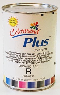 Colortrend 802-0836 Organic Red Colorant 32 Oz. Quart (Pack of 4)