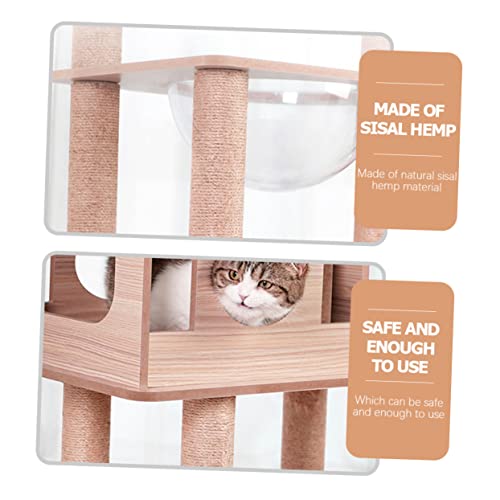VANZACK Corda Para Arranhar Gatos 5 Peças Poste Para Arranhar Corda De Sisal Resistente Corda Para A