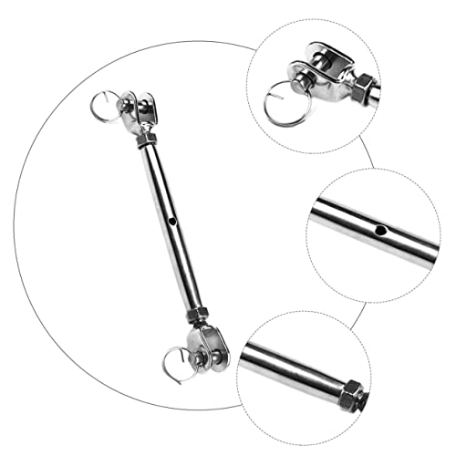 SOLUSTRE 2pcs Tensores de Acero Inoxidable para Cables Rigging Screw Heavy Duty miniatura 6