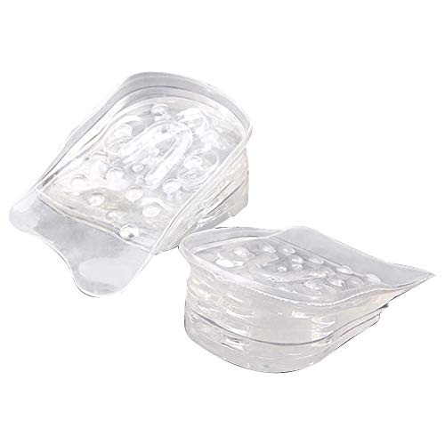 RTDEP 5-layer Height Increase Insole Silicone Heel Cushion Inserts Gel Heel Pads Taller
