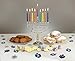 Rite Lite Hanukkah Silver Menorah - Modern & Polished Chanukah Menorah Jewish Holiday Party Favors Decorations Judaica Festival of Lights
