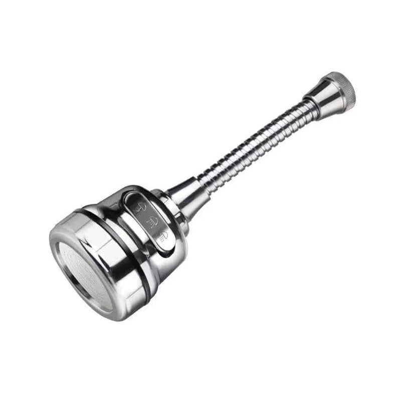 Grifo de extensión Universal for cocina, cabezal de ducha presurizado de tres engranajes, boquilla antisalpicaduras, filtro giratorio que ahorra agua