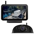 eRapta RV Backup Camera Wireless System for Furrion with 5-Inch Monitor 1080P, 1 Rear Camera, Wide-View, Video Recording, IR Night Vision, IP69 Waterproof, Plug and Play for Camper -AY5