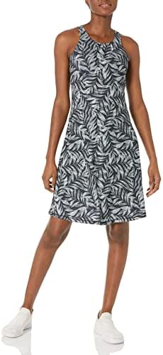 prAna Women's Standard Skypath Dress, Black Springtime, X-Small