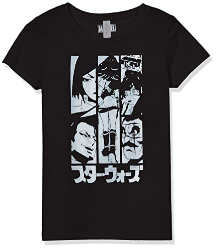 T-shirt Star Wars Visions Lop de coupe ajustée fille XS noir