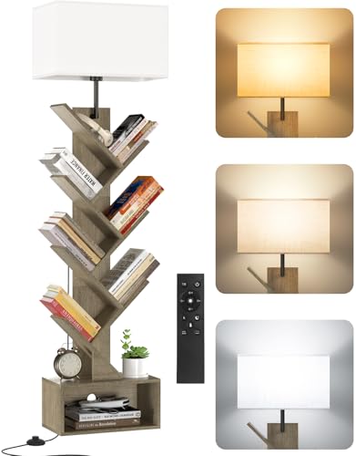 OUTONLIFE Bücherregal Baum Holz mit Licht, Standregal 6 Ebenen,Schmales Eckregal mit Fernbedienung & Timer, Kleines Regal für Bücher, CDs & DVDs für Wohnzimmer, Schlafzimmer, Kinderzimmer OUTONLIFE Bücherregal Baum Holz mit Licht, Standregal 6 Ebenen,Schmales Eckregal mit Fernbedienung & Timer, Kleines Regal für Bücher, CDs & DVDs für Wohnzimmer, Schlafzimmer, Kinderzimmer