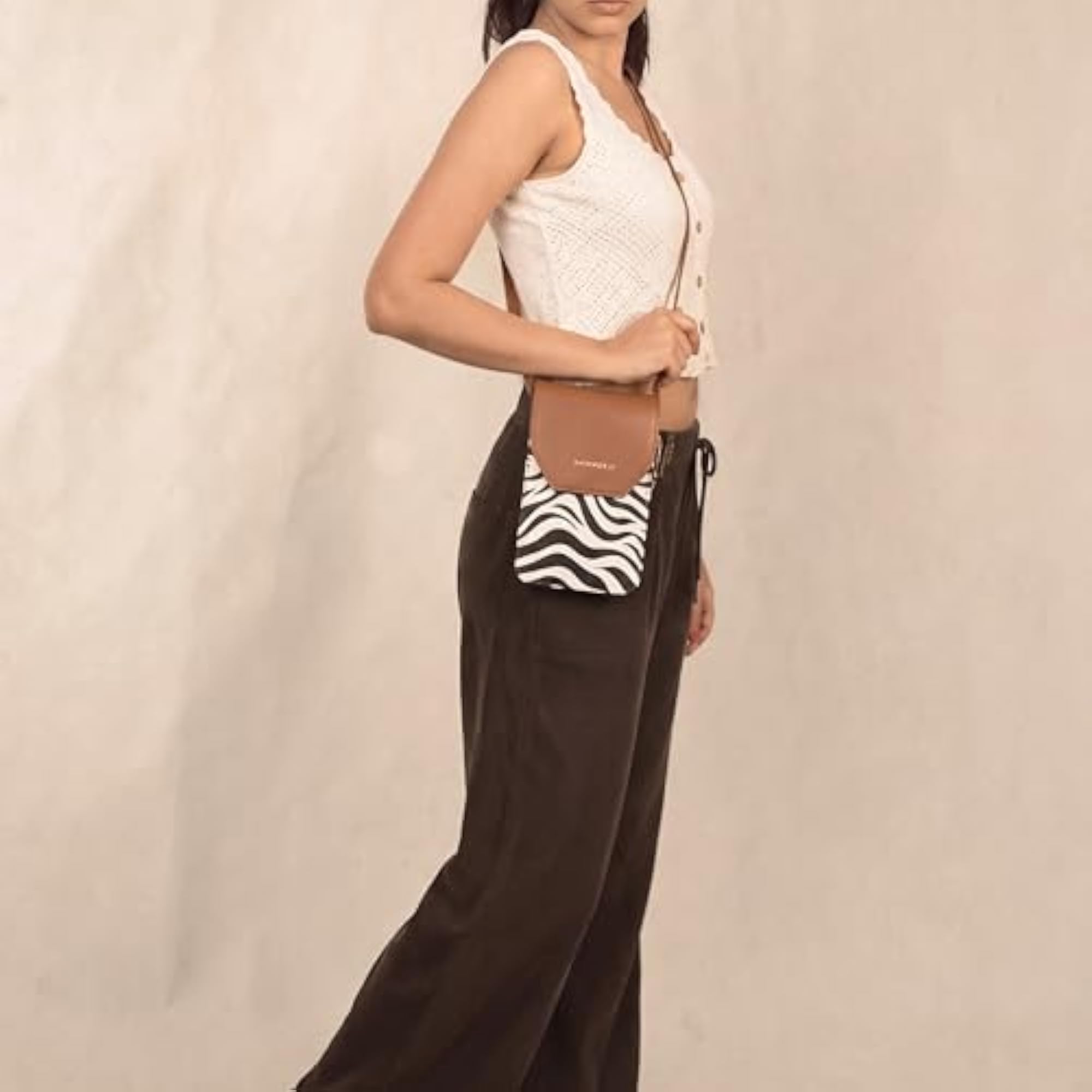 Women's Mini Crossbody Sling Bag, Vegan Leather