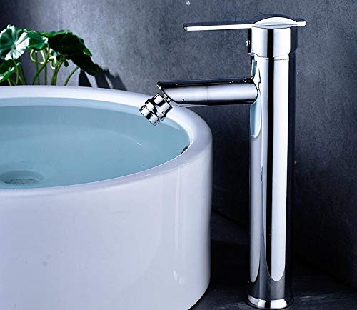Robinet de mélange de lavabo au design épuré en cuivre massif pour salle d'eau